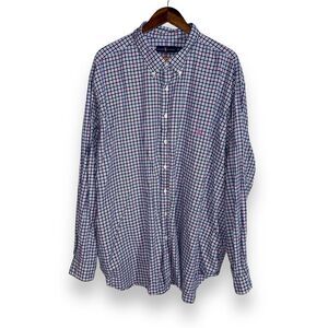 Polo Ralph Lauren Blue B&T L/S Button Down Shirt Size 4XB